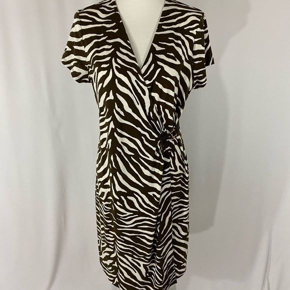 Charter Club Dresses & Skirts - NWOT Charter Club Brown/White Zebra Print